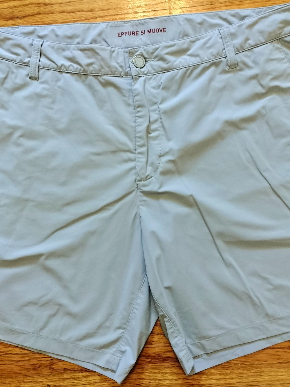 RHONE Men's Commuter 7" Shorts In Ice Blue Color. Size 36